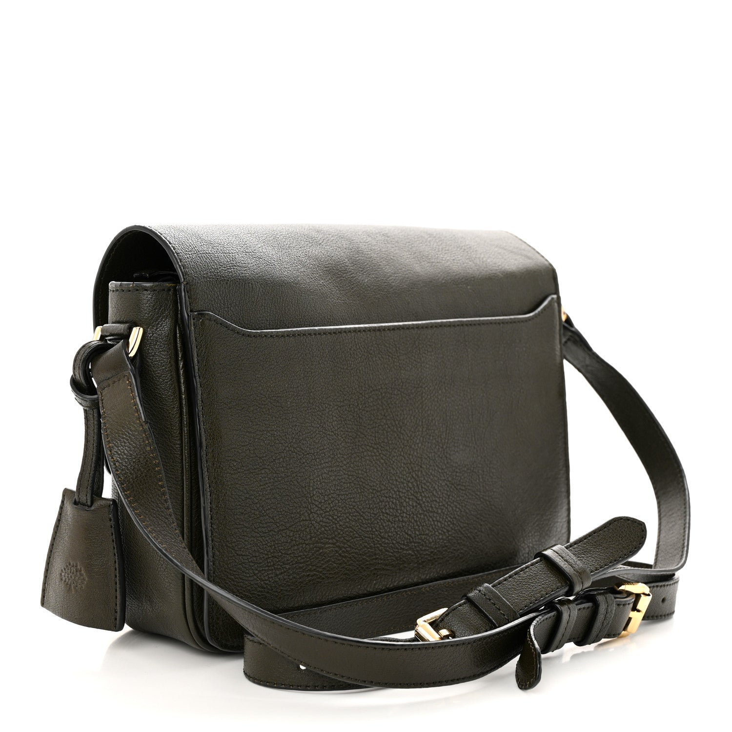 Mulberry Shiny Goatskin Bayswater Shoulder Bag Evergreen 3 of 15