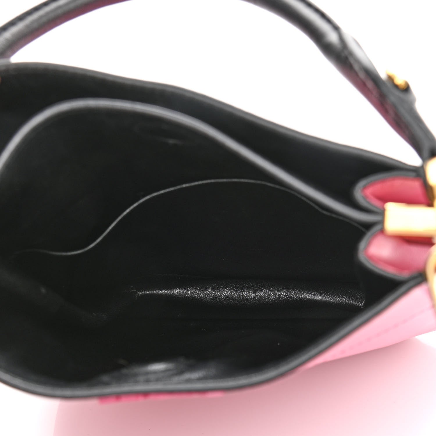 Prada City Calfskin Small Margit Bag Begonia Black 6 of 12
