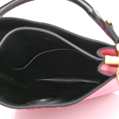 Prada City Calfskin Small Margit Bag Begonia Black 6 of 12