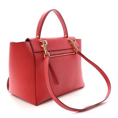 Celine Grained Calfskin Mini Belt Bag Coquelicot 3 of 10