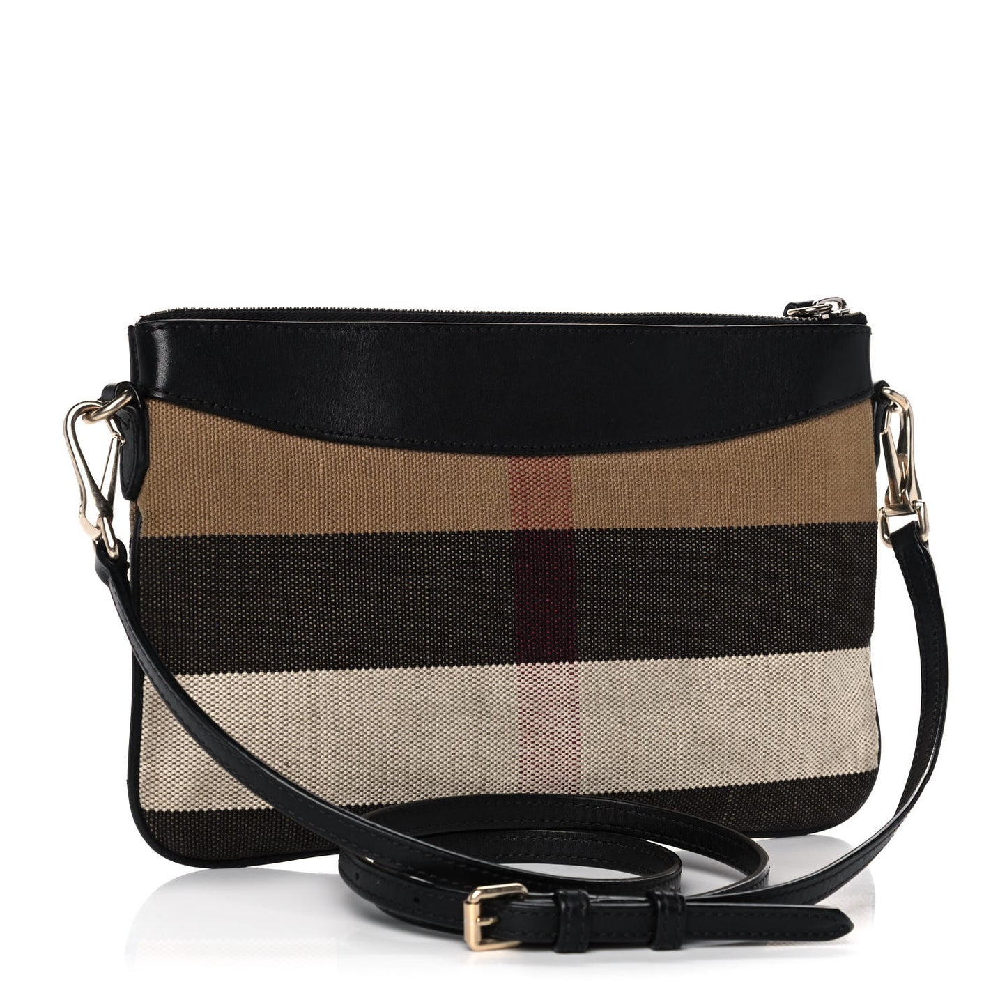 House Check Derby Peyton Crossbody Clutch Bag Black