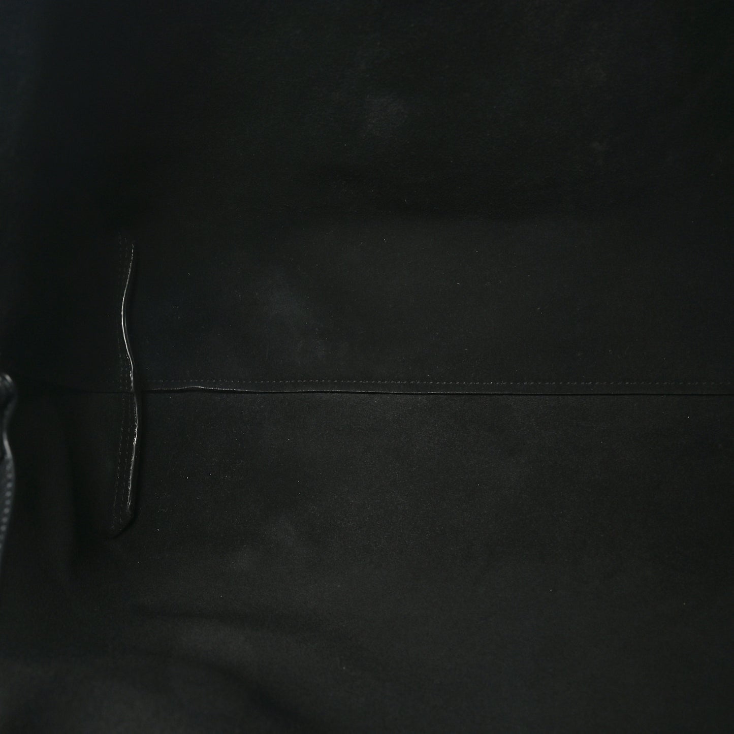 Calfskin Large Shopping Tote Black