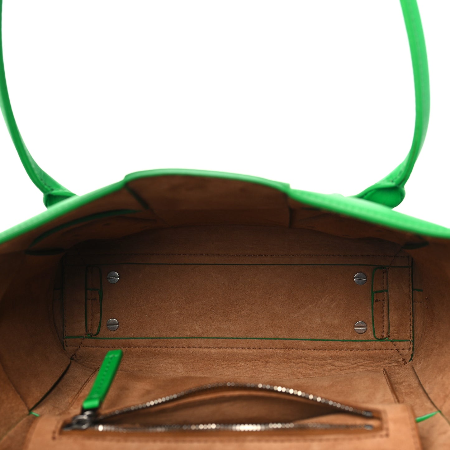 French Calfskin Maxi Intrecciato Small Arco Parakeet