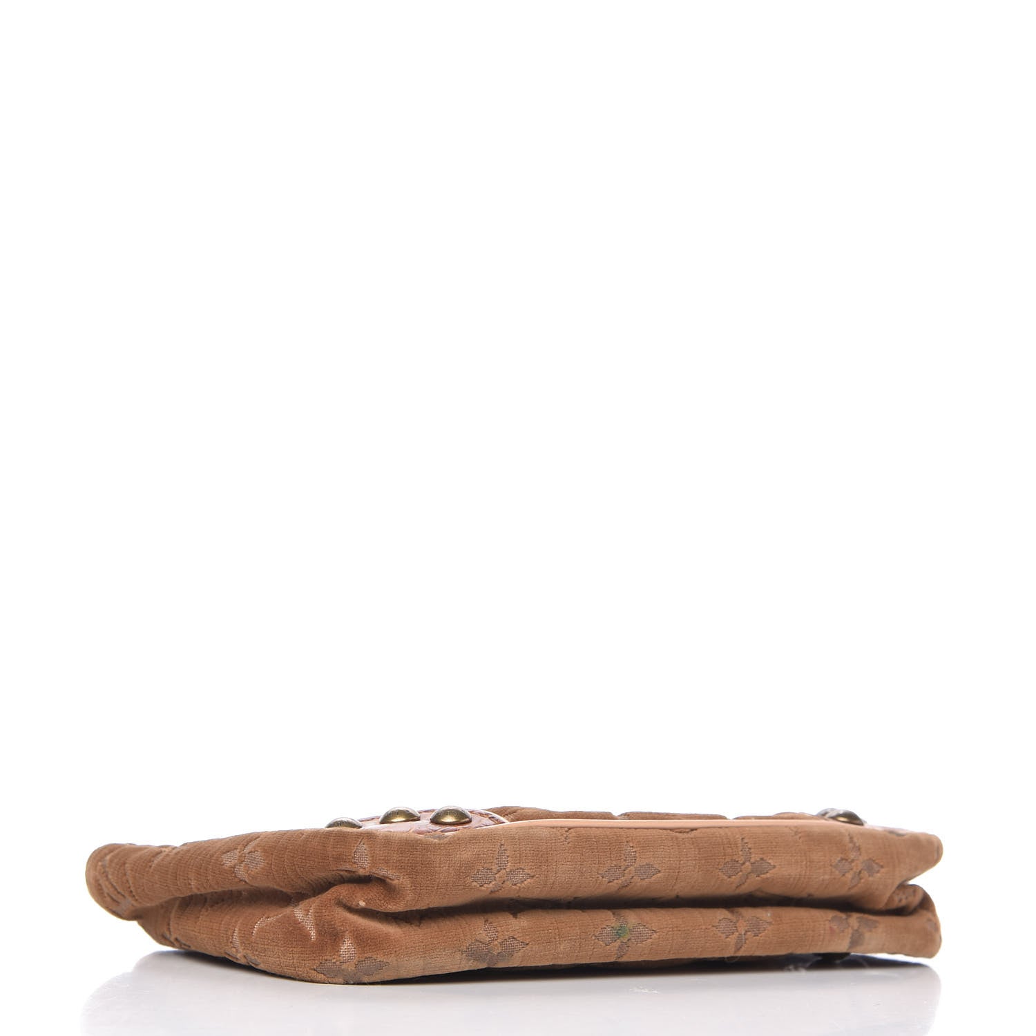 Louis Vuitton Monogram Velours Alligator Irvine Tan 4 of 10