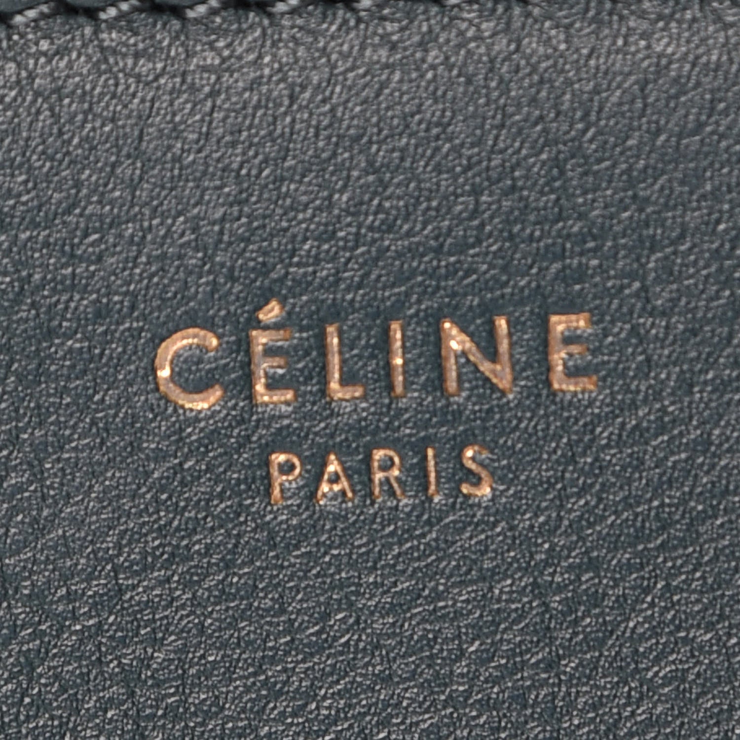 Celine Shiny Smooth Calfskin Medium Frame Shoulder Bag Amazone Dark Navy 7 of 7