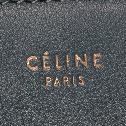 Celine Shiny Smooth Calfskin Medium Frame Shoulder Bag Amazone Dark Navy 7 of 7