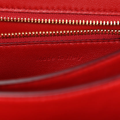 Celine Smooth Calfskin Small Classic Box Flap Bag Red 7 of 14