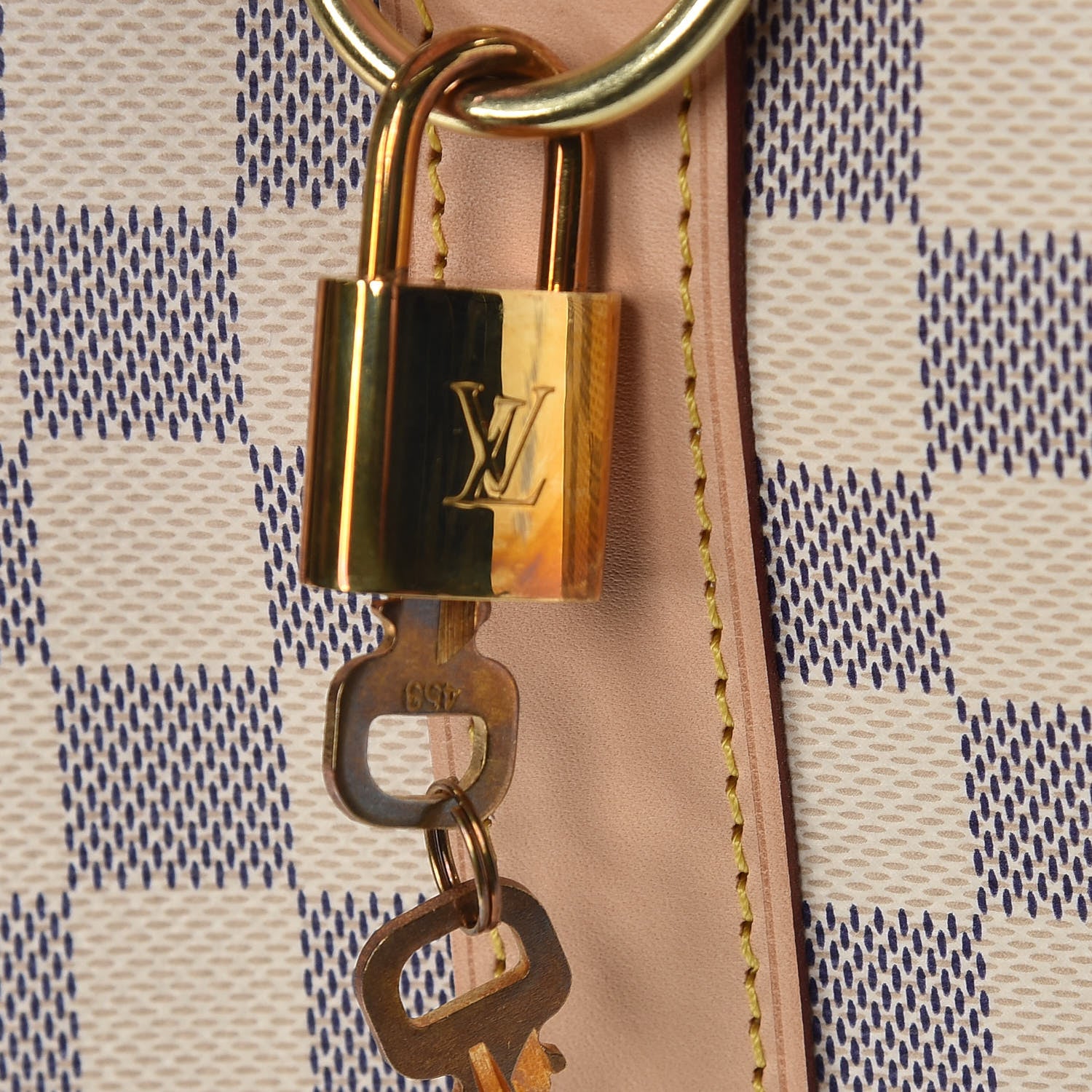 Louis Vuitton Damier Azur Keepall Bandouliere 45 9 of 12