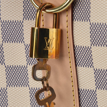 Louis Vuitton Damier Azur Keepall Bandouliere 45 9 of 12