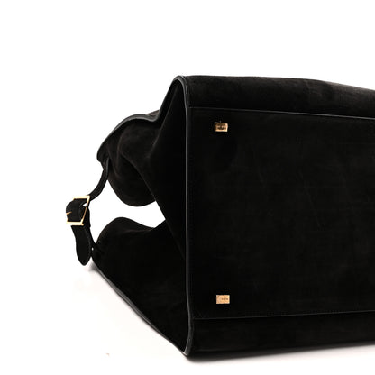 The Row Suede Soft Margaux 17 Black 8 of 10