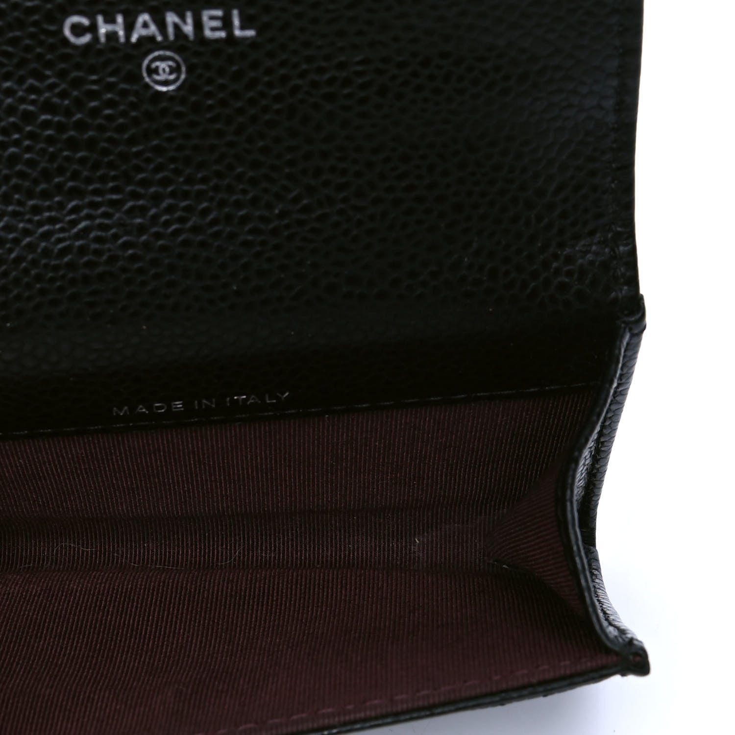 Chanel Caviar Quilted Flap Card Holder Black 4 of 4