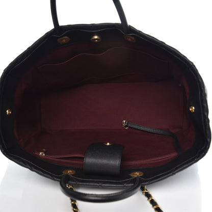 Chanel Caviar Quilted Large Coco Handle Shopping Tote Black 6 of 8