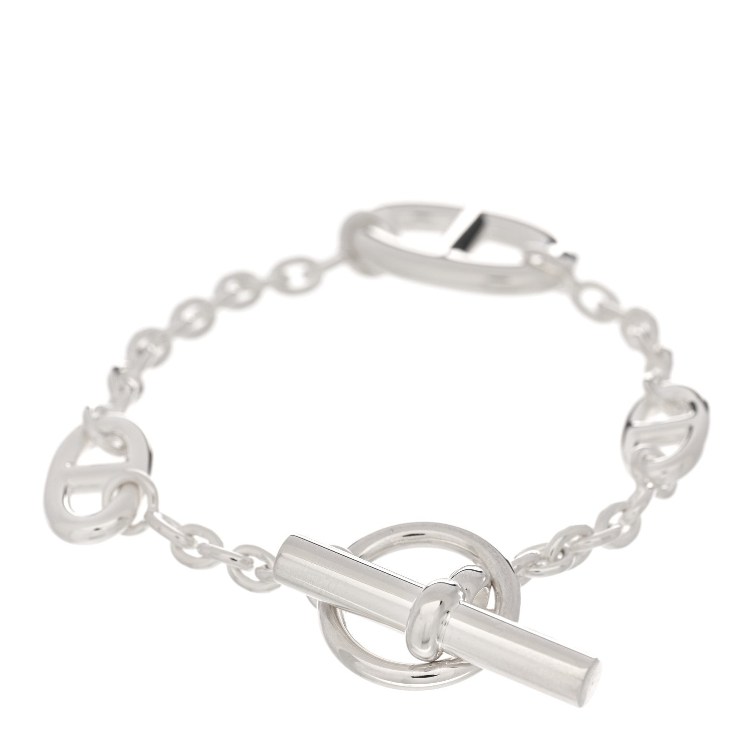 Hermes Sterling Silver Farandole Bracelet ST 2 of 4