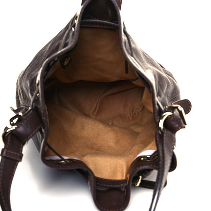 Jimmy Choo Calfskin Ramona Bucket Bag Brown 5 of 14