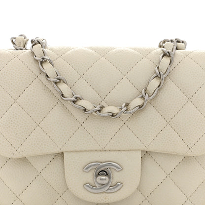Chanel Iridescent Caviar Quilted Mini Square Flap White 8 of 10
