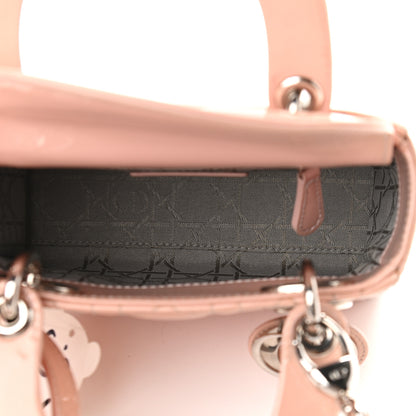 Christian Dior Patent Cannage Mini Lady Dior Light Pink 5 of 8