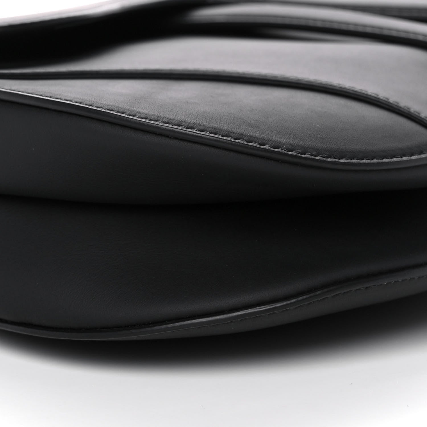 Christian Dior Ultra Matte Calfskin Saddle Bag Black 9 of 12