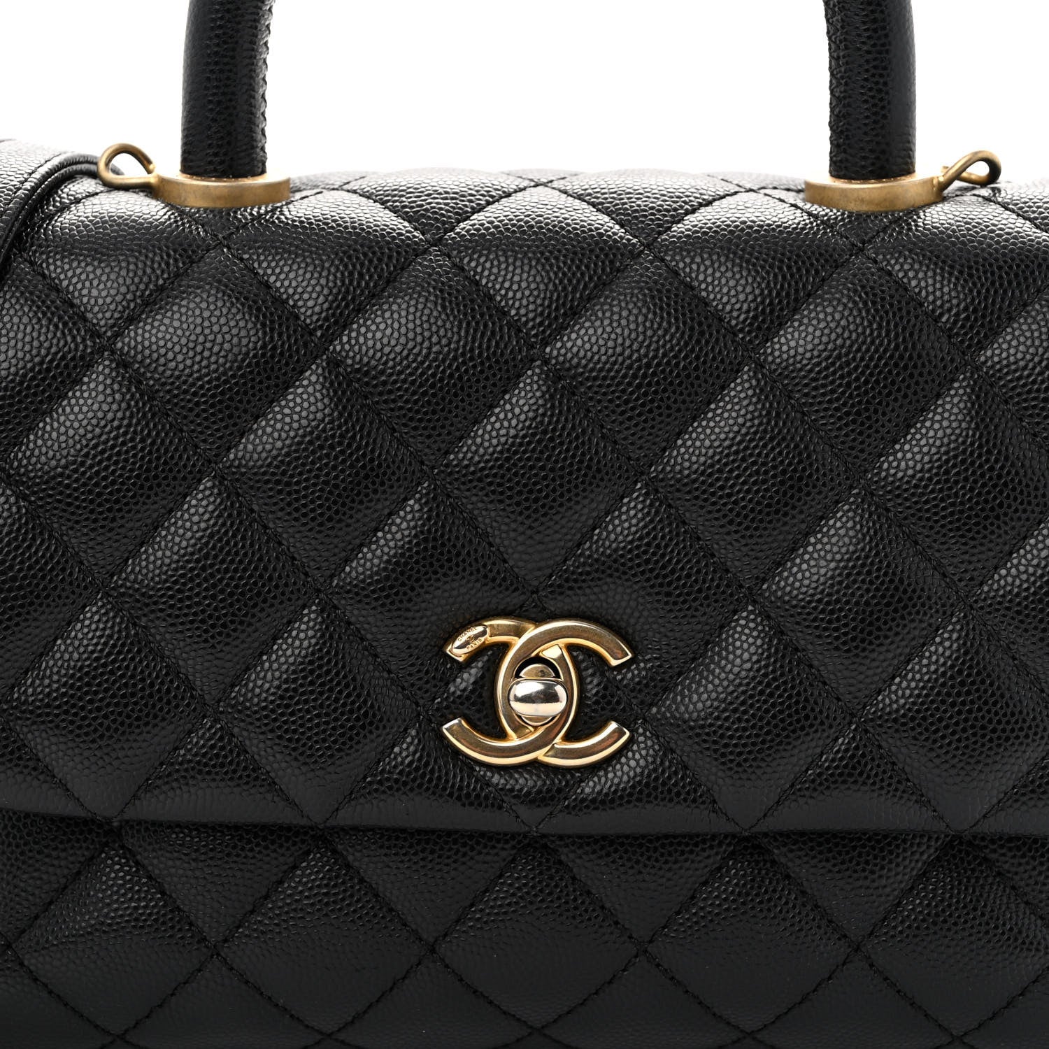 Chanel Caviar Quilted Mini Coco Handle Flap Black 8 of 10