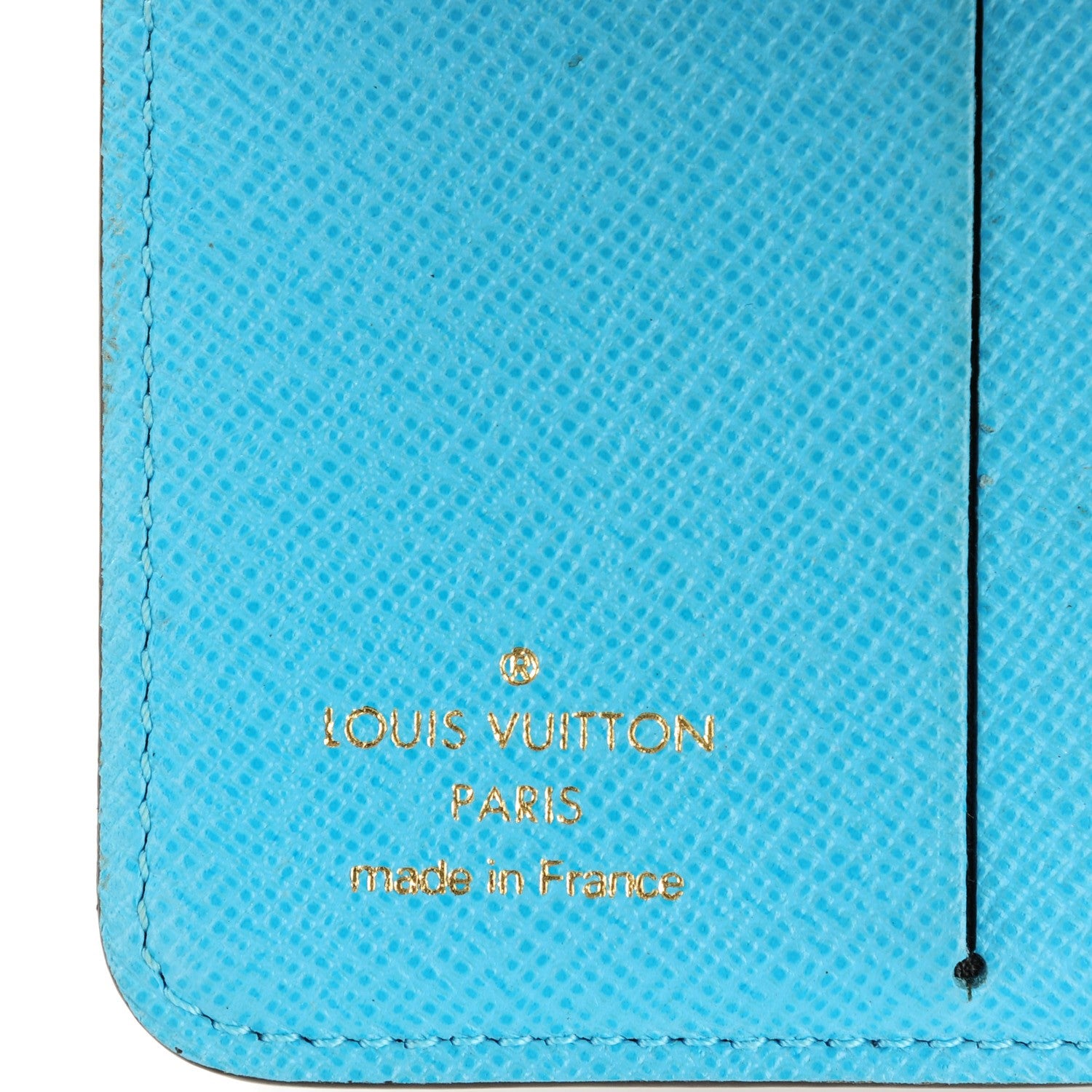 Louis Vuitton Monogram Groom Compact Zip Wallet Blue 7 of 8