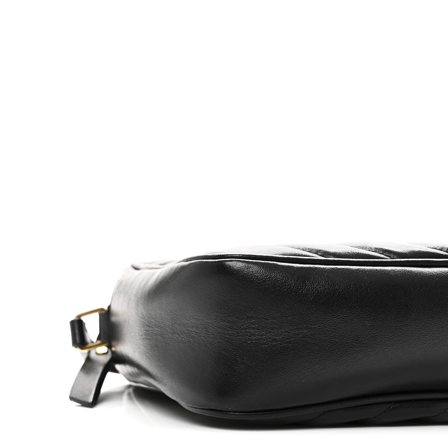 Calfskin Matelasse Monogram Lou Camera Bag Black