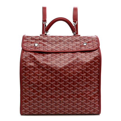 Goyard Goyardine Saint Leger Soft Briefcase Backpack Red 1 of 10