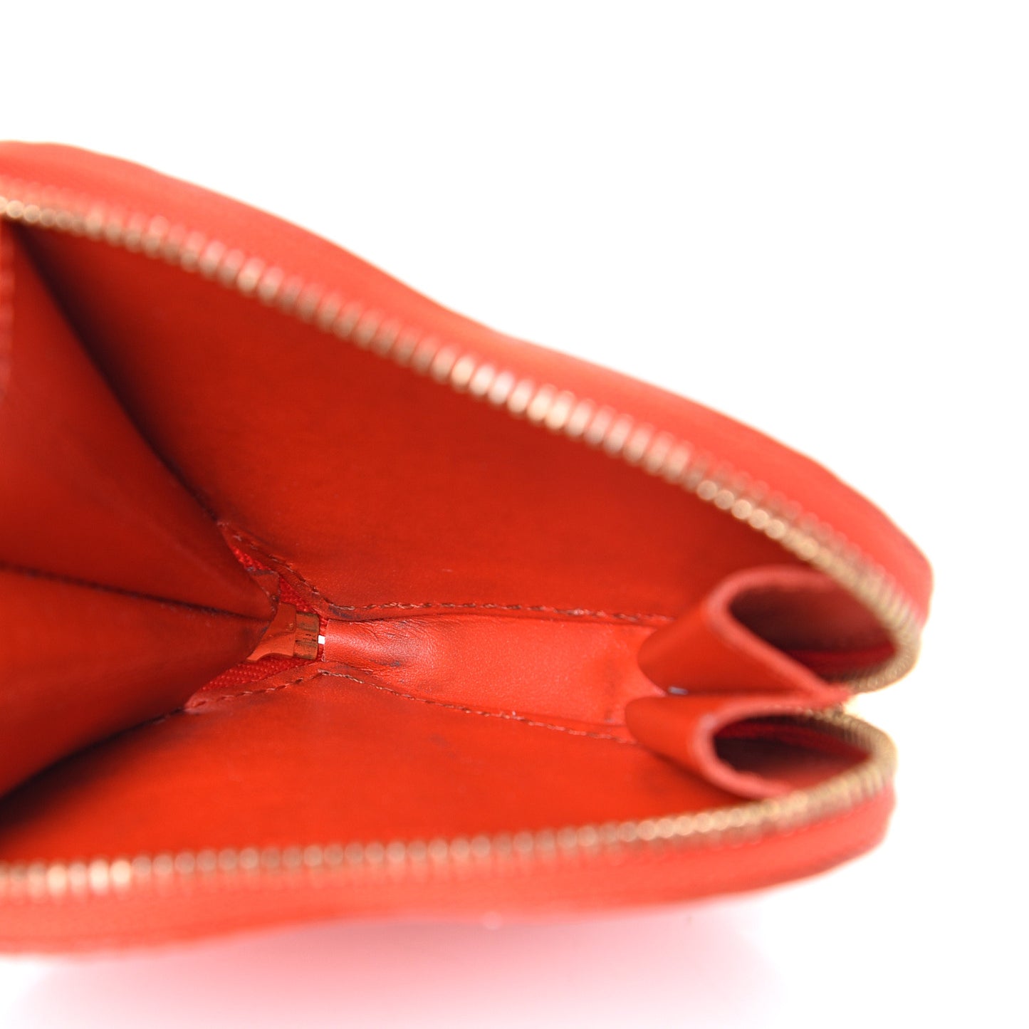 Vernis Heart Coin Purse Orange Sunset