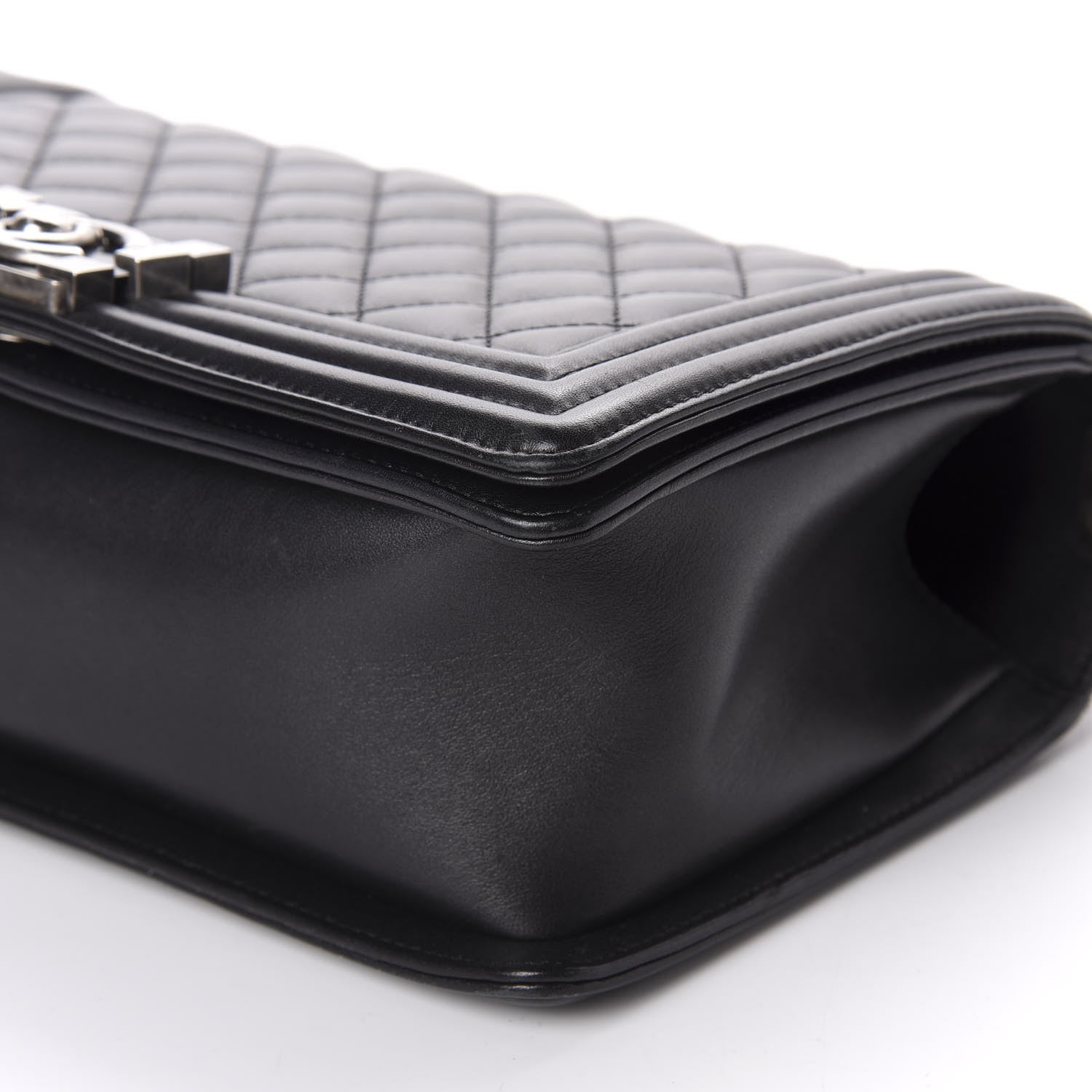 Chanel Calfskin Quilted Medium Boy Flap Black 7 of 12