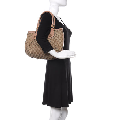 Gucci Monogram Medium Scarlett Studded Tote Pink 2 of 10