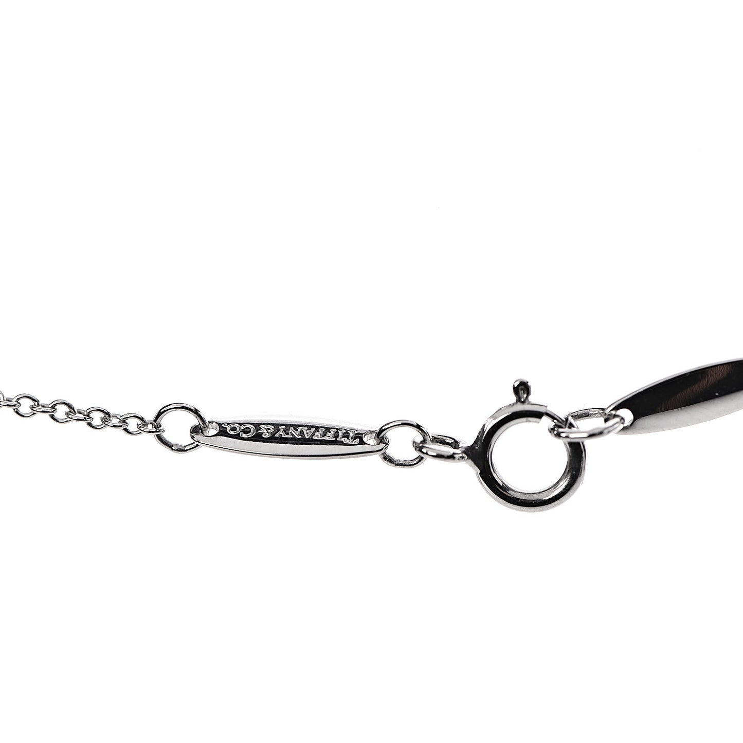 Platinum Diamond .16ct Elsa Peretti Diamonds By the Yard Lariat Necklace