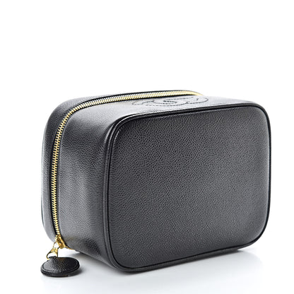 Chanel Caviar Vanity Cosmetic Case Black 4 of 8