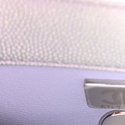 Chanel Iridescent Caviar Quilted Mini Coco Handle Flap Purple 7 of 9