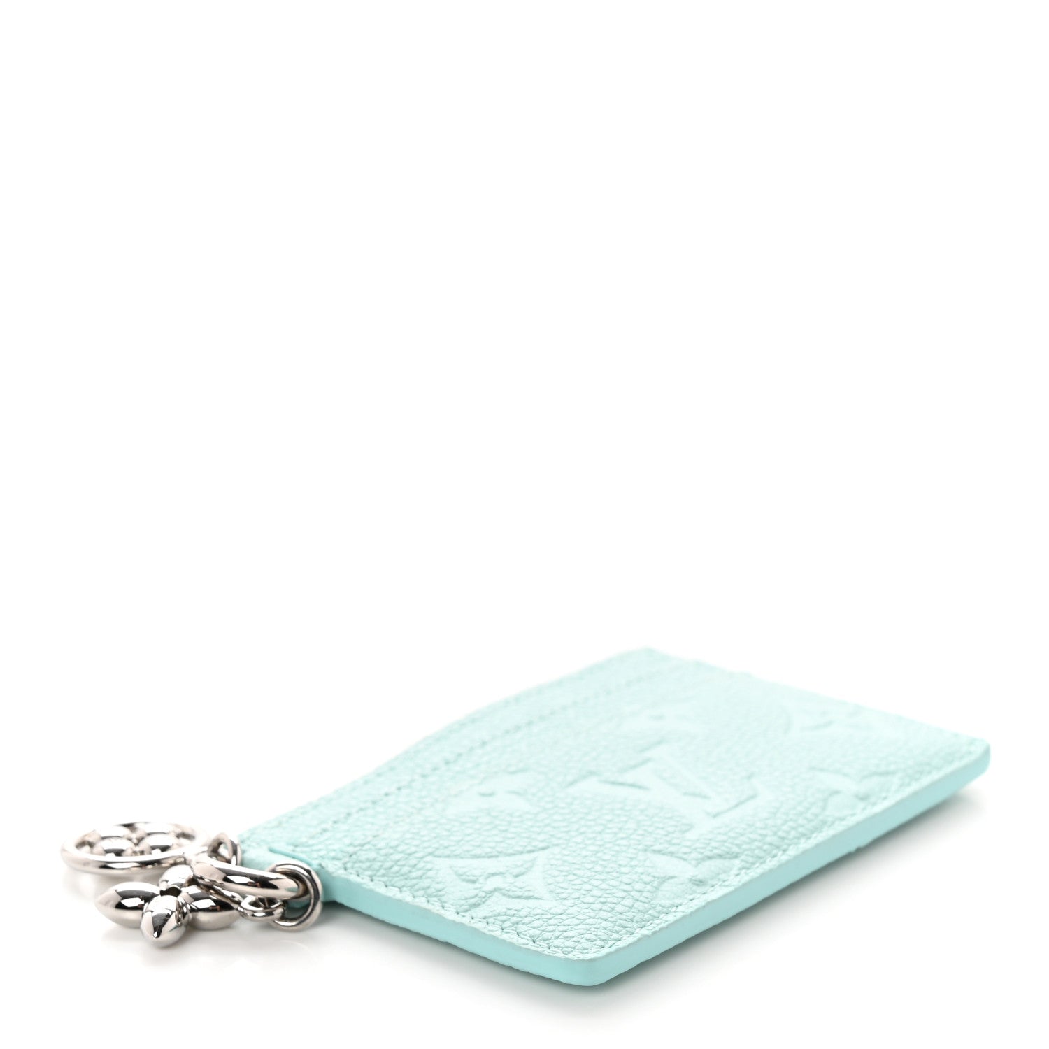 Louis Vuitton Empreinte Monogram LV Charms Card Holder Pearly Lagoon Turquoise 4 of 9