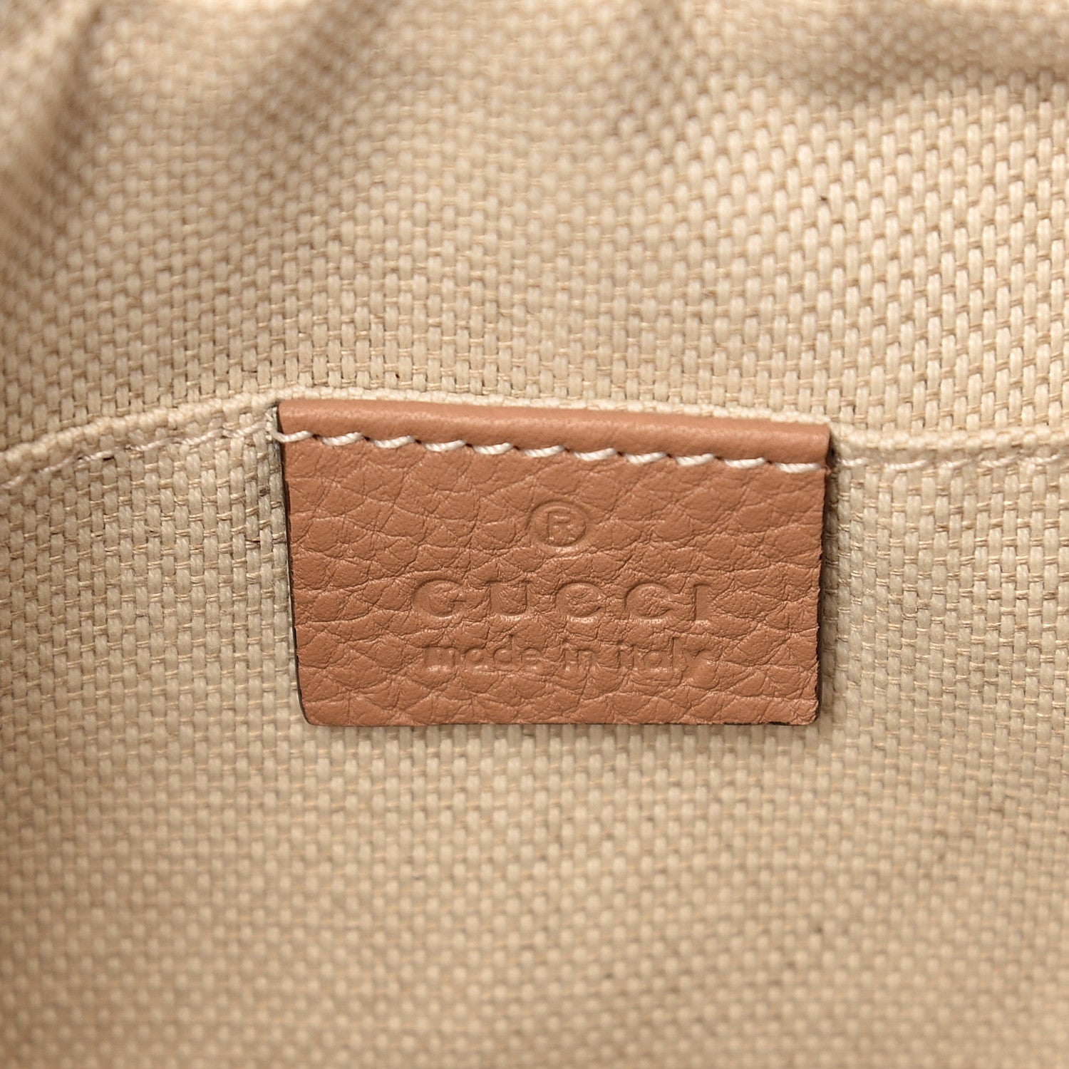 Gucci Pebbled Calfskin Small Soho Disco Bag Camelia 5 of 9