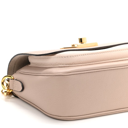 Louis Vuitton Grained Calfskin Lockme Tender Greige 8 of 9