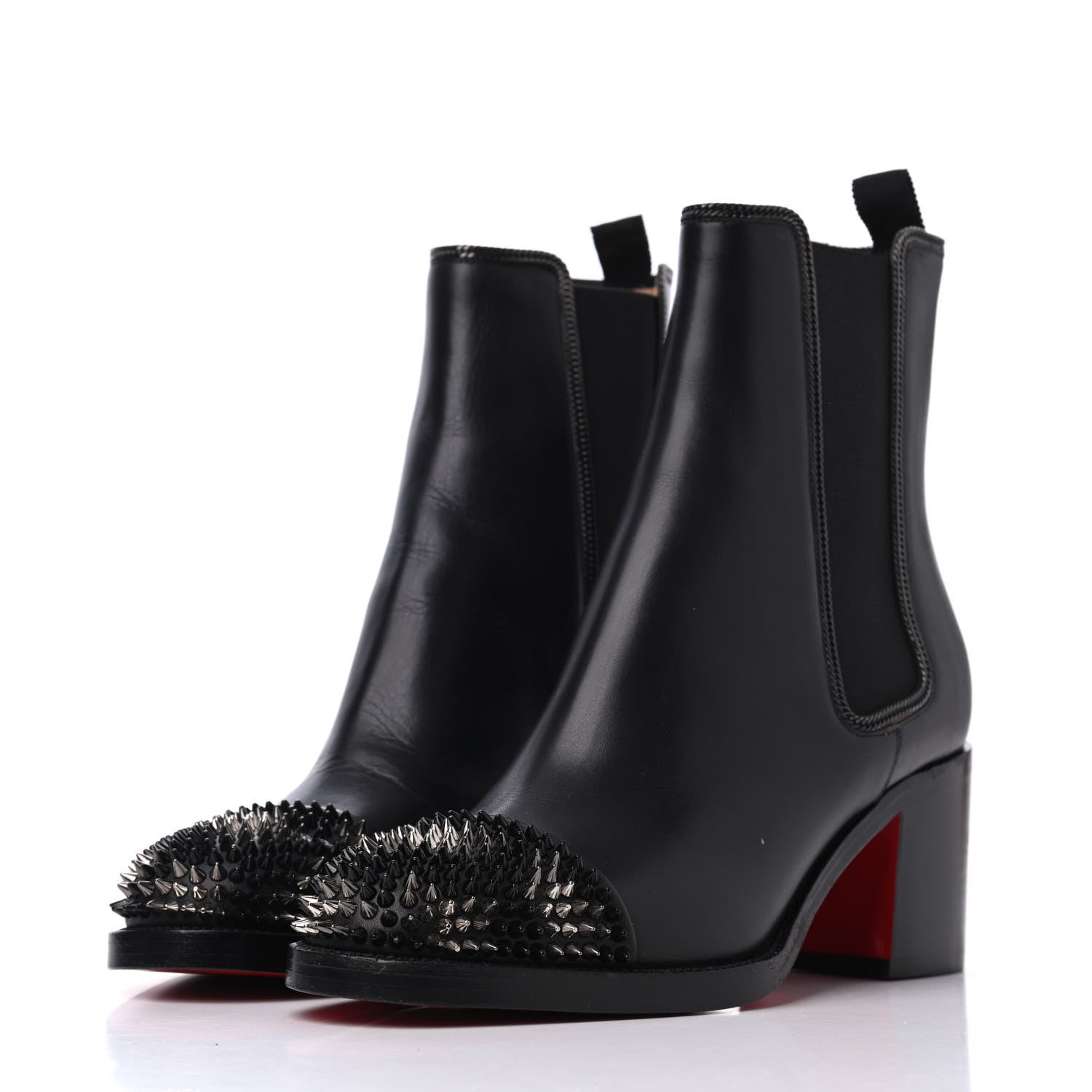 Christian Louboutin Veau Velours Otaboo 70 Chelsea Boots 36 Black 3 of 13