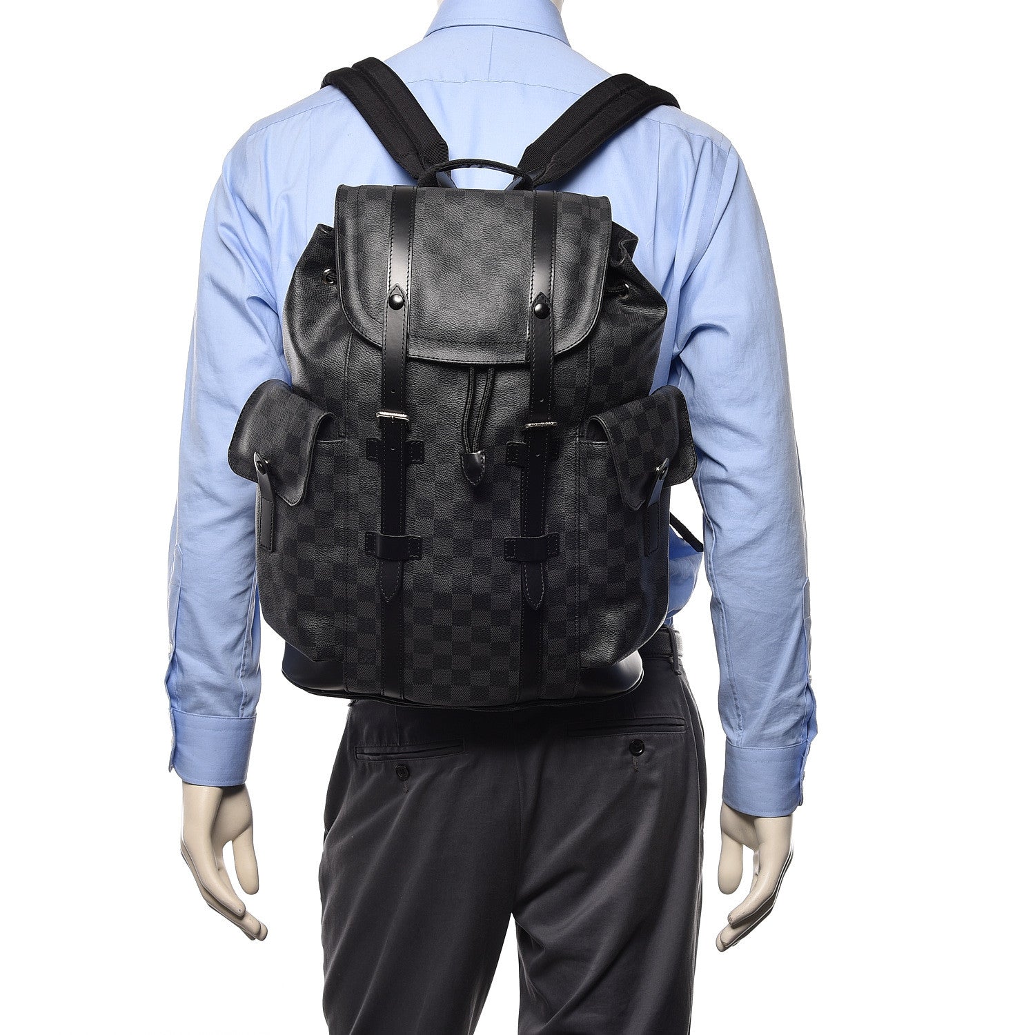 Louis Vuitton Damier Graphite Christopher PM Backpack 2 of 10