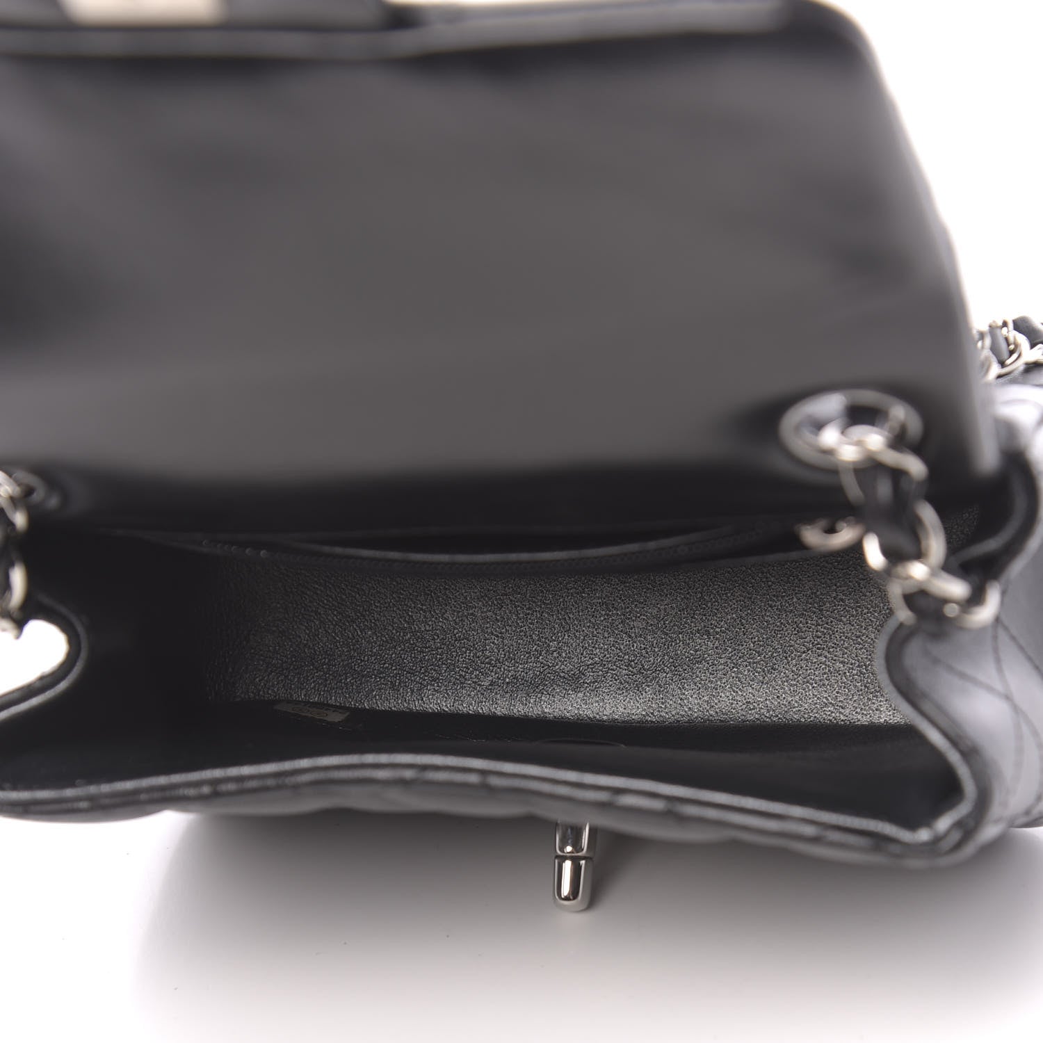 Chanel Lambskin Quilted Mini Square Flap Black 5 of 11