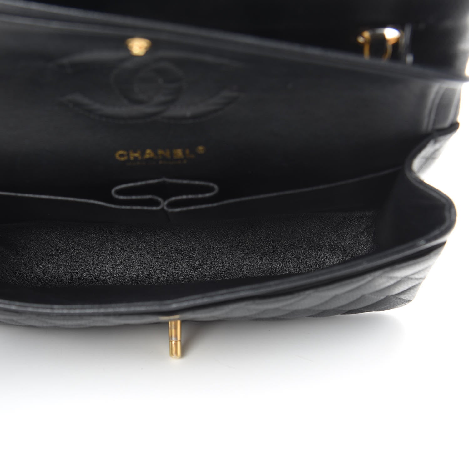 Chanel Caviar Quilted Medium Double Flap Black 5 of 14