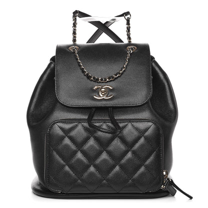 Chanel Caviar Quilted Business Affinity Backpack Black 1 of 8