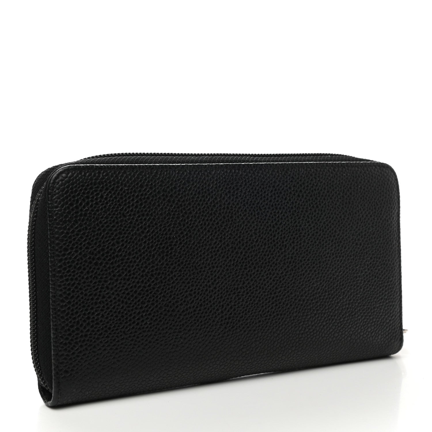 Chanel Caviar Large Timeless CC Zip Around Wallet Black 3 of 8