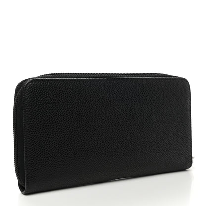 Chanel Caviar Large Timeless CC Zip Around Wallet Black 3 of 8