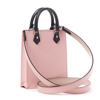 Louis Vuitton Epi Petit Sac Plat Rose Ballerine 2 of 8