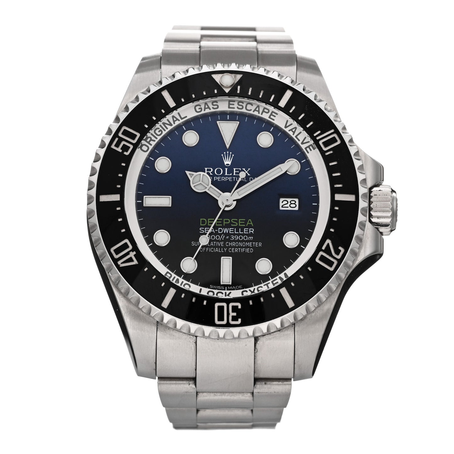 Stainless Steel 44mm Oyster Perpetual Date Sea-Dweller Deepsea "James Cameron" Watch 116660
