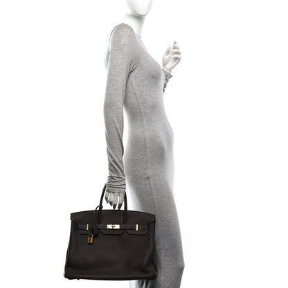 Hermes Togo BIRKIN 35 Chocolate 2 of 10