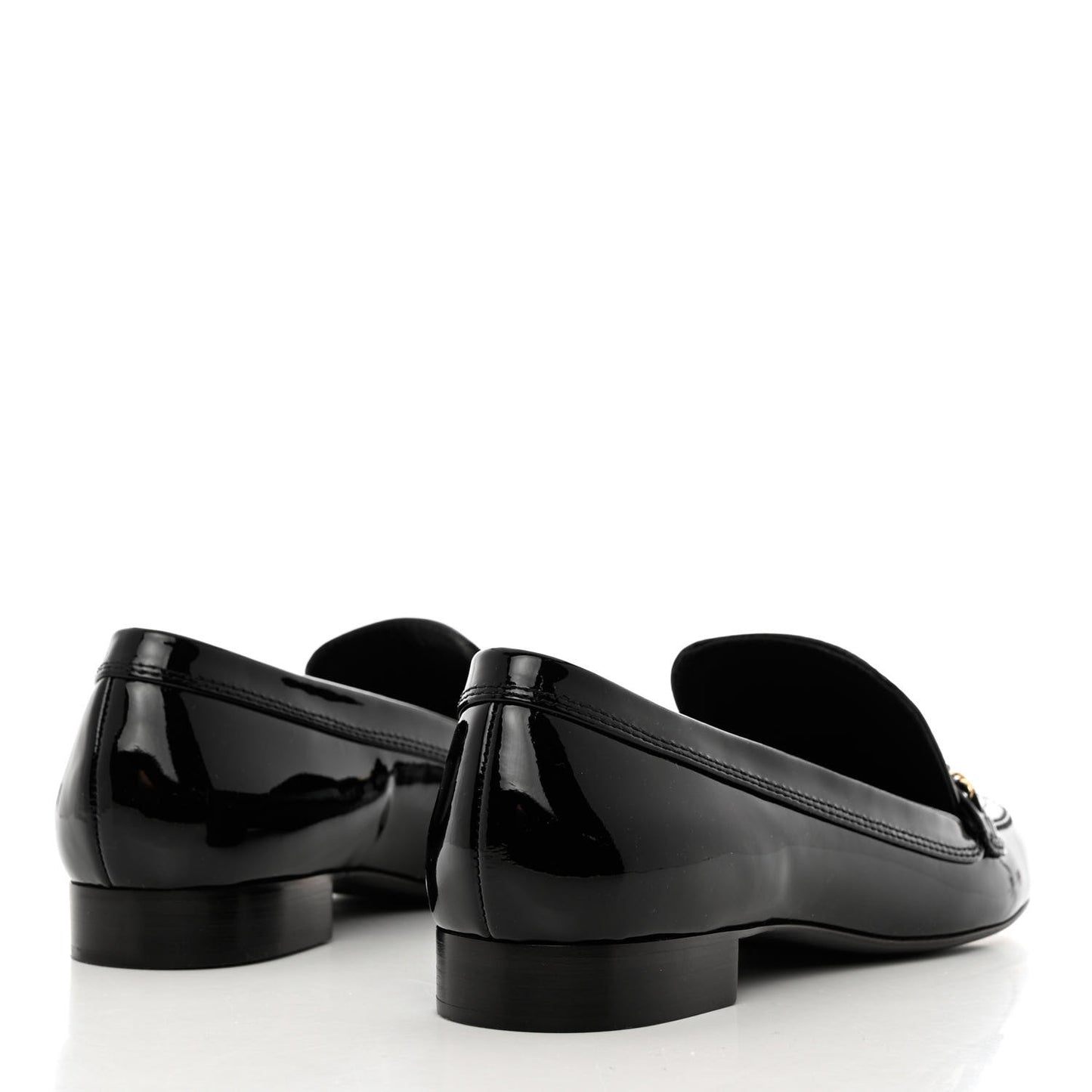 Patent Chain Loafers 39.5 Black