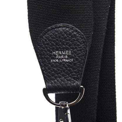 Hermes Taurillon Clemence Evelyne III PM Black 8 of 9