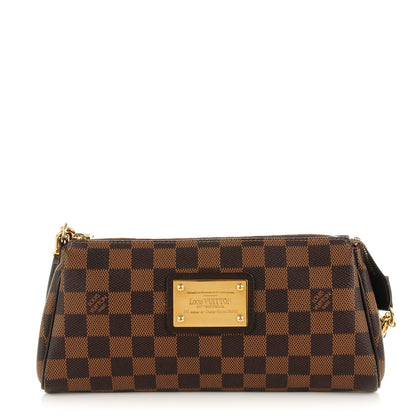 Louis Vuitton Damier Ebene Eva Clutch 1 of 8