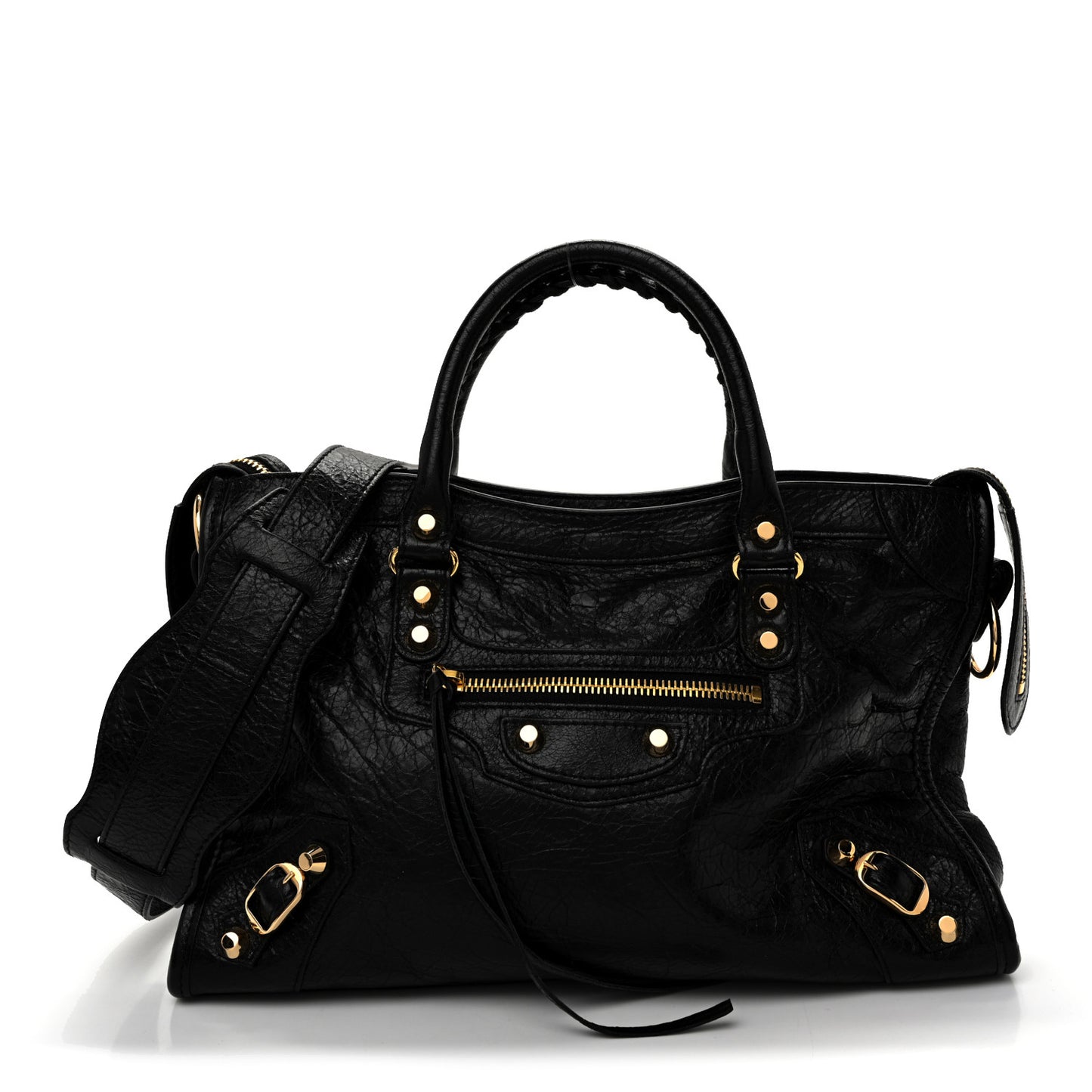 Agneau Classic Gold Hardware S City Black