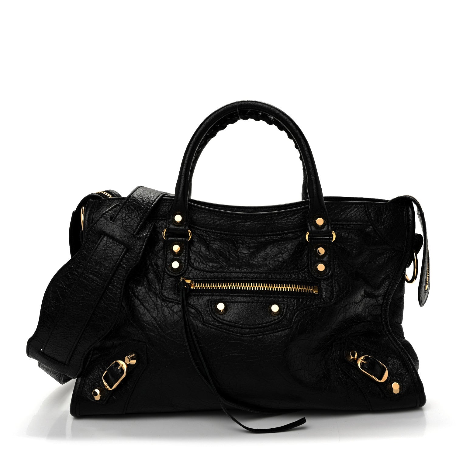 Balenciaga Agneau Classic Gold Hardware S City Black 1 of 10