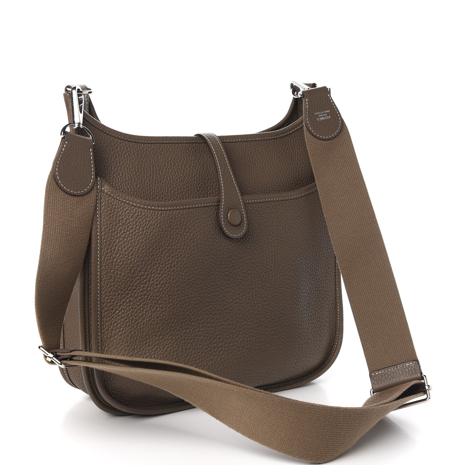 Hermes Taurillon Clemence Evelyne III PM Etoupe 4 of 10